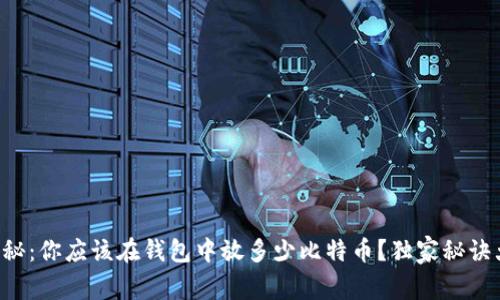 专家揭秘:你应该在钱包中放多少比特币?独家秘诀大公开!
